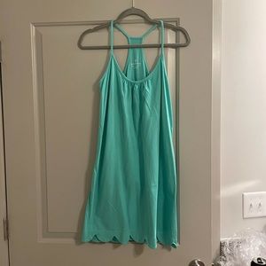 Aqua/teal southern tide dress.